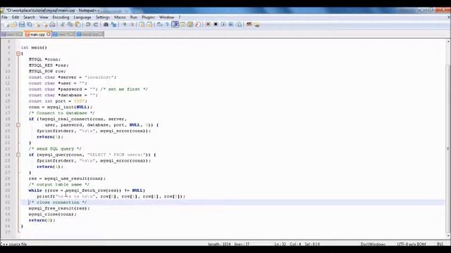 Dynamic library that connects to MySQL database смотреть онлайн