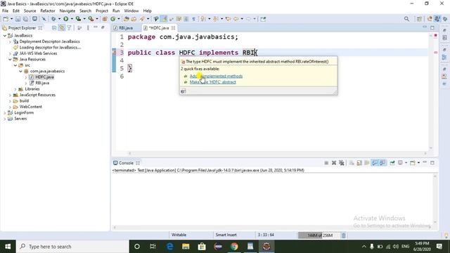 Interface in java with realtime example смотреть онлайн