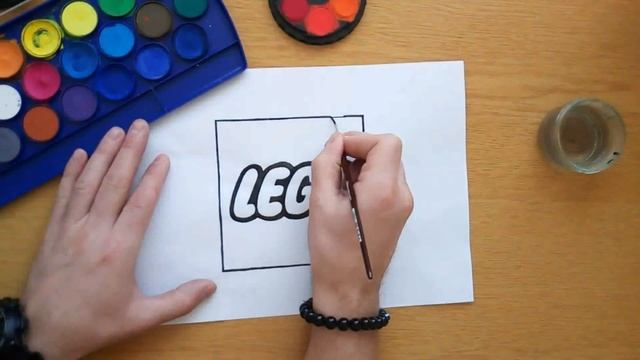 How to draw a Lego logo (Logo drawing) смотреть онлайн