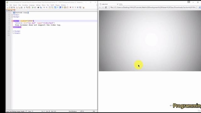 HTML embedding videos | HTML5 video player | insert video using HTML | html for beginners смотреть онлайн