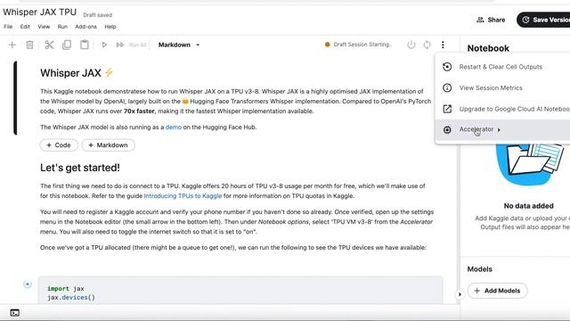 Tutorial WHISPER JAX pasa AUDIOS a TEXTO 70X más RÁPIDO!!! смотреть онлайн