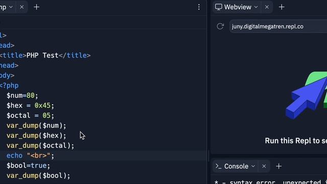 Var dump in Php смотреть онлайн