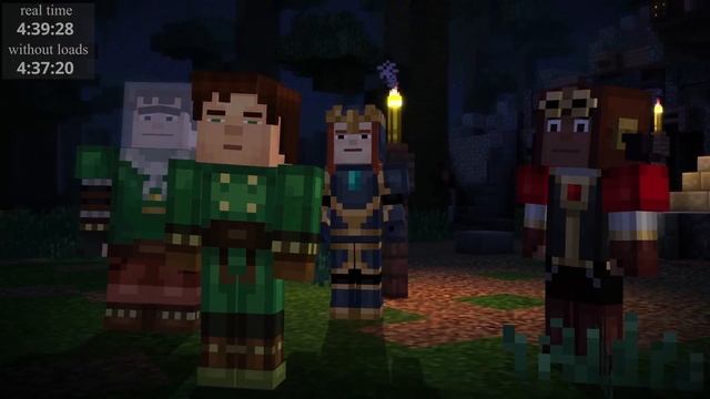Current WR Minecraft Story Mode Episode Full Game Run (1-8) Speedrun in 9:10:40 (without loads) смотреть онлайн
