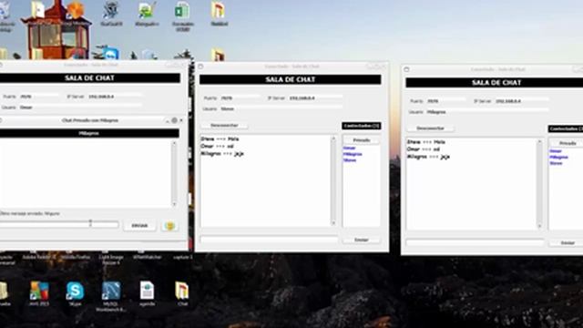 Ejemplo de Chat en Java + Enviar Zumbidos + Dejar en "Visto" смотреть онлайн