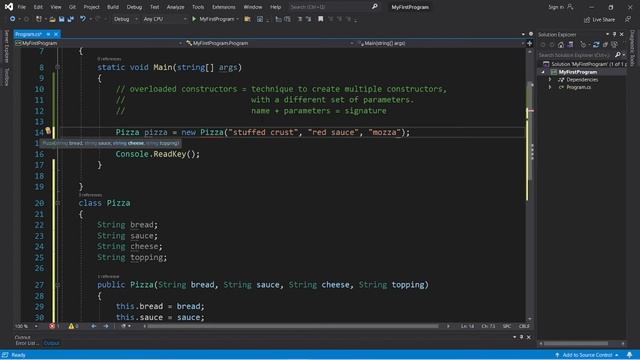 C# overloaded constructors ? смотреть онлайн