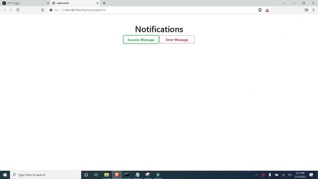 Dynamic Alert Notification using HTML,CSS And Javascript Source Code смотреть онлайн