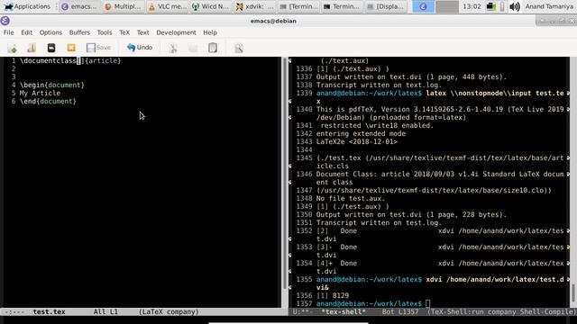 GNU Emacs as a lightweight LaTex IDE (Mobile incompatible audio) смотреть онлайн