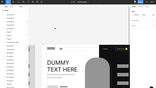 How to wire-frame & design a landing page in Figma #wireframe #landingpage смотреть онлайн