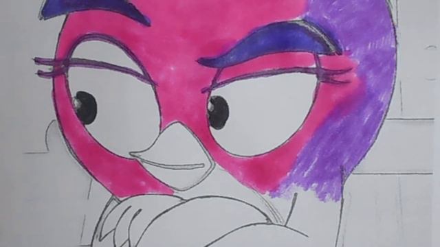 Coloring Stella | Angry Birds Summer Madness | Markers смотреть онлайн