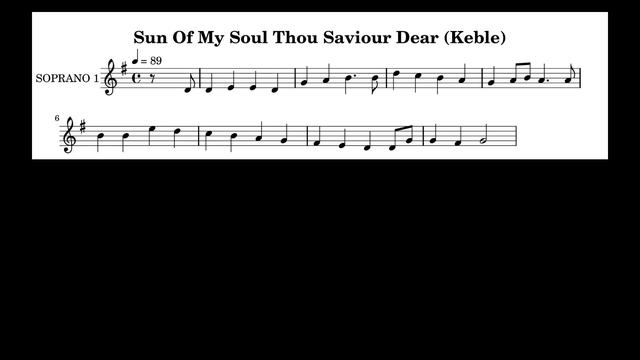 Sun Of My Soul Thou Saviour Dear Lyrics (Keble) # Evening Hymns смотреть онлайн