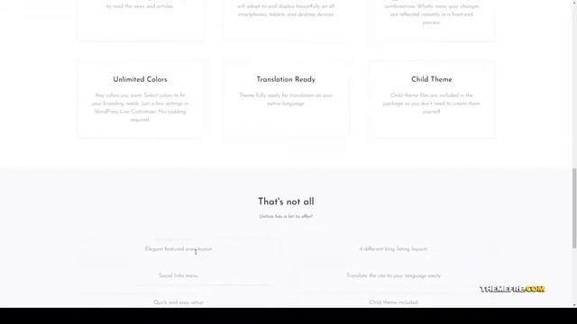 Untica - Personal Blog and Magazine WordPress Theme 8 minimal Website Builder смотреть онлайн