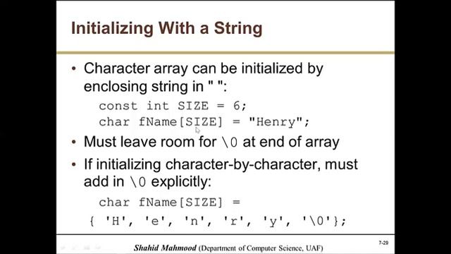 What is an Array Initialization in C++ in HINDI/URDU смотреть онлайн