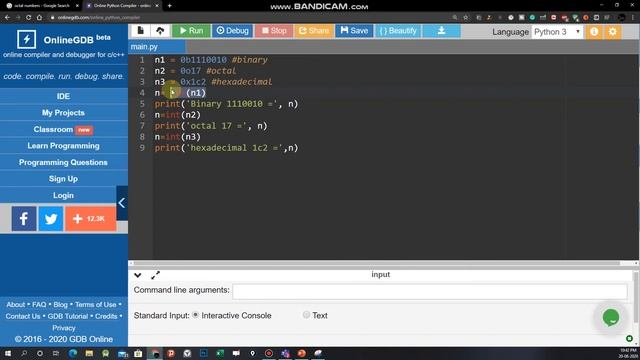 #3 Binary,Octal,Hexadecimals in Python| Core Python Programming course| смотреть онлайн