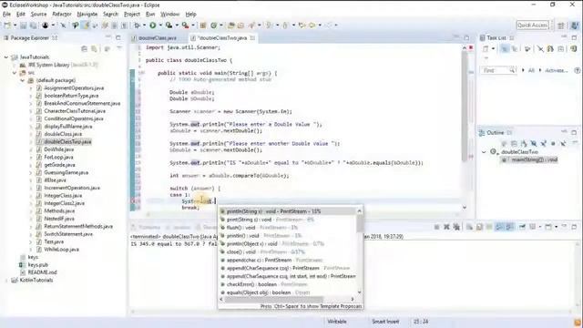 Java Tutorials : Double Class Methods - 2 смотреть онлайн