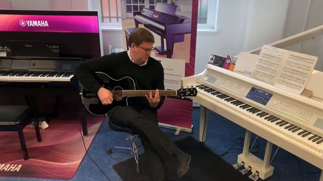 Yamaha APX600 Electro Acoustic Guitar | Demonstration & Review - James From Rimmers Music смотреть онлайн