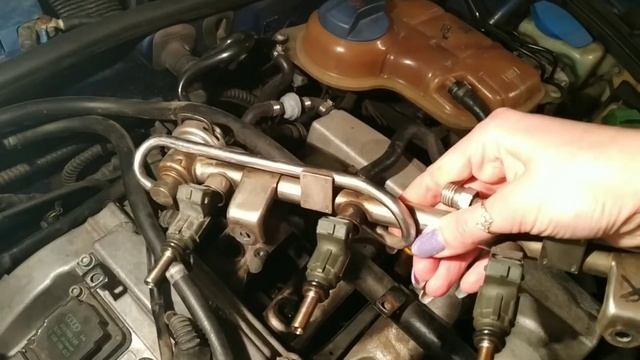 Снятие и установка форсунок пассат б5 1.8 турбо часть 2 смотреть онлайн