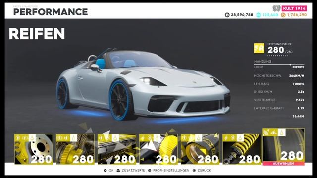 Porsche 911 Speedster Winter Agent Edition in The Crew 2 Tuning смотреть онлайн