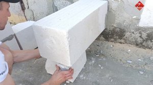 Монтажный клей для газоблока и пенобетона Кварц Блок: испытание нагрузкой ч.2