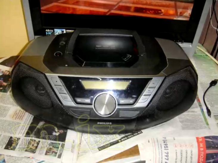 Philips AZ1850 Ремонт Музыкальных центров Philips смотреть онлайн