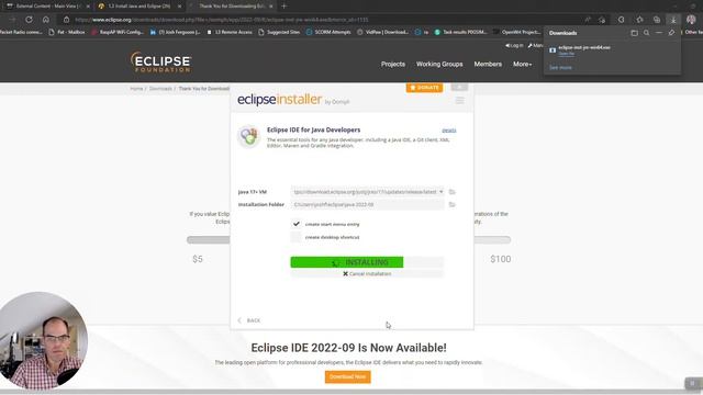 Eclipse Installation смотреть онлайн