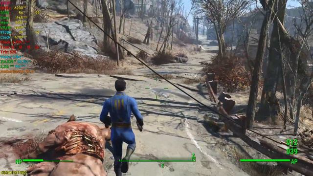 Fallout 4 RTX 3070 OC & 9700K 4.8GHz - Max Settings 1440P смотреть онлайн