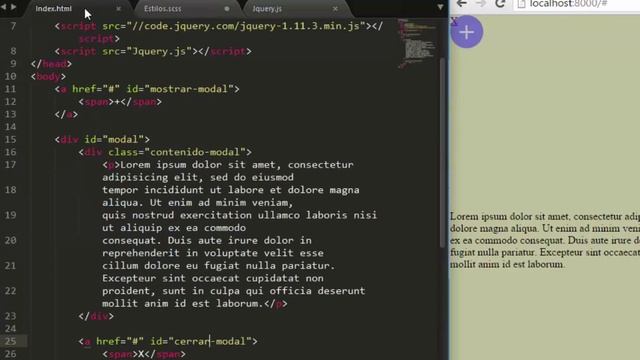 Como hacer una ventana modal - Html | Css | Jquery смотреть онлайн