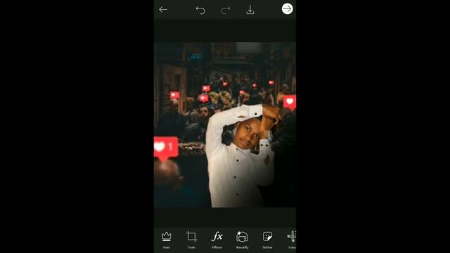 Instagram hearts react Photo Editing ||in picArt application || AMAN SHAIKH #amanshaikhlightroom смотреть онлайн