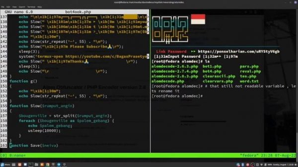 [DEMO] Php Tool: Decode Php Obfuscator ALOM | ANTITAMPER #alom #php