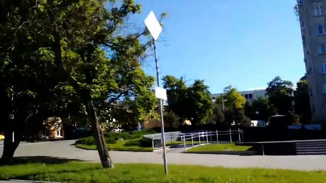 Таганрог. Центр. Просмотр из автомобиля. 15 июня. смотреть онлайн