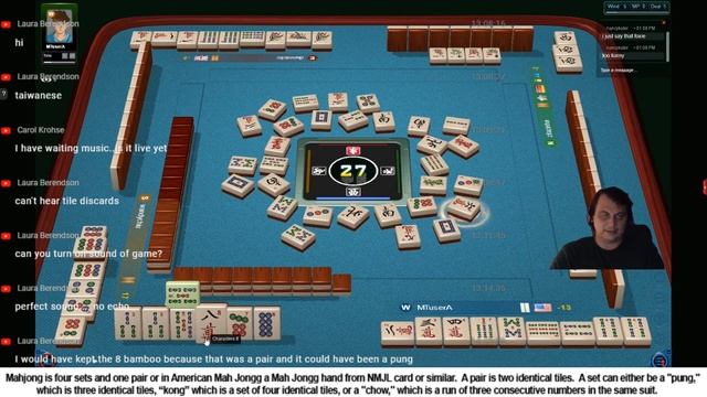 Mahjong 101: 2-Round Taiwanese Mahjong смотреть онлайн