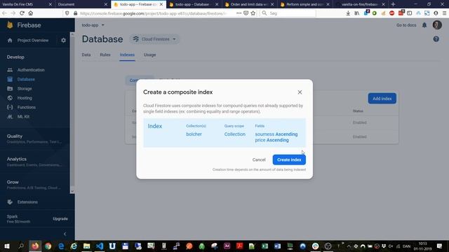 WUHF01 - Firebase Data udtræk, orderBy, where, indexes смотреть онлайн
