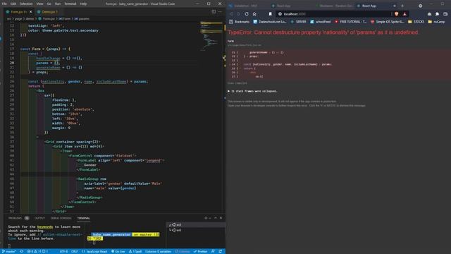 Baby Name Generator (Full) in React.js смотреть онлайн