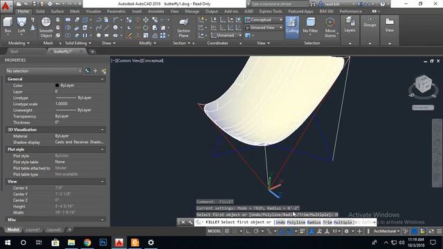 butterfly chair in autocad смотреть онлайн