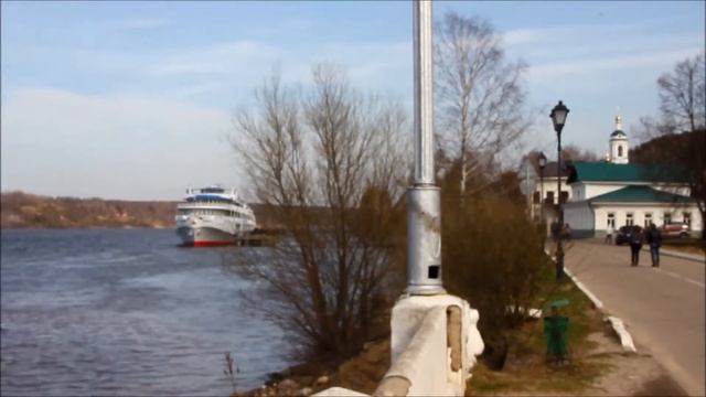 Теплоход К А Тимирязев в Плёсе 29 04 2017г смотреть онлайн