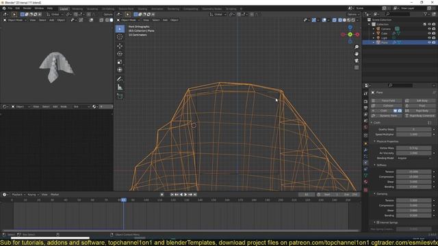 29 blender tips how to reduce the collider gap of a cloth simulation смотреть онлайн
