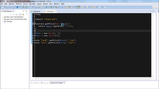 What is polymorphism - PHP tutorial смотреть онлайн