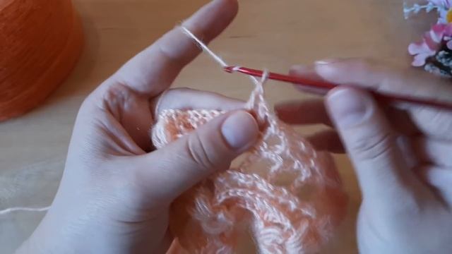 Вяжем бактус (шаль) "Жар-птица" крючком. смотреть онлайн