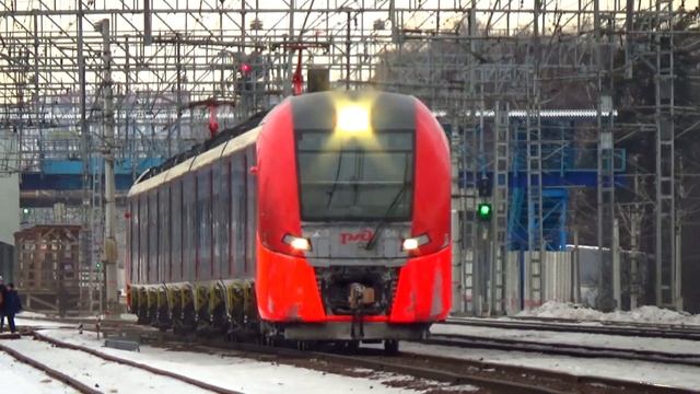 Скоростной электропоезд ЭС1П-041 "Ласточка-Премиум" №838 "Москва - Иваново" смотреть онлайн