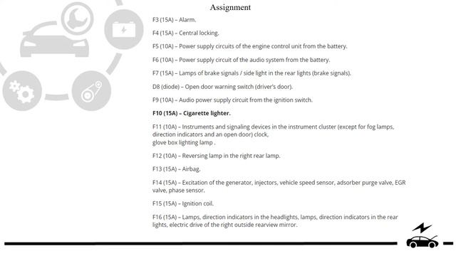 Fuse Box Diagram Daewoo Lanos / Sens 1998 - 2015 And Relay With Assignment And Locations