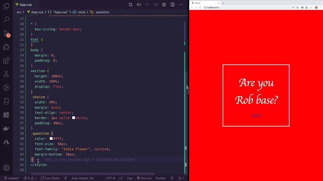 Let's build a silly app in Vue.js to answer the question "Are you Rob Base?" смотреть онлайн