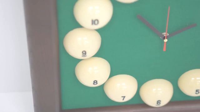 Часы «Квадрат пирамида» для тех, кто неравнодушен к бильярду! смотреть онлайн
