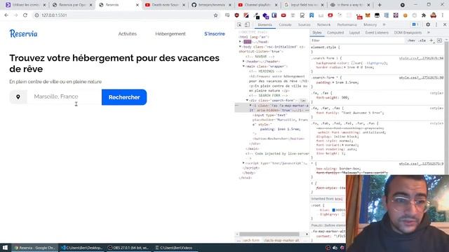 Reservia 10 Search Form Padding and Git Push смотреть онлайн