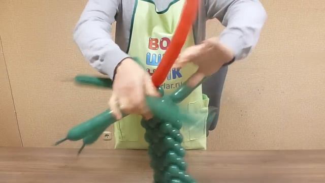 Пистолет-пулемет из воздушных шаров смотреть онлайн