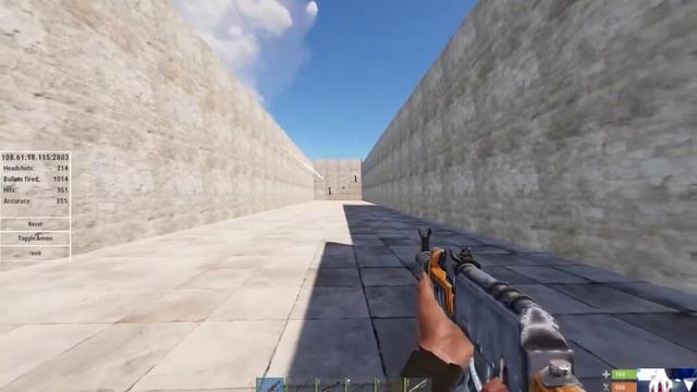 Как научиться контролировать отдачу ak-47 в Rust смотреть онлайн