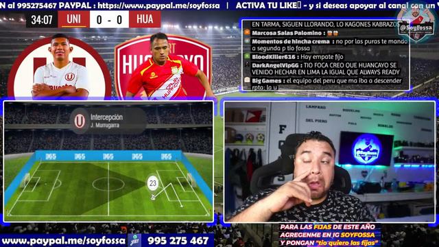 ¡JUEGA EL PUNTERO!🔴UNIVERSITARIO 2-0 SPORT HUANCAYO 🔴 EN VIVO🔴Reaccion Hincha /50so GOL OREJA смотреть онлайн