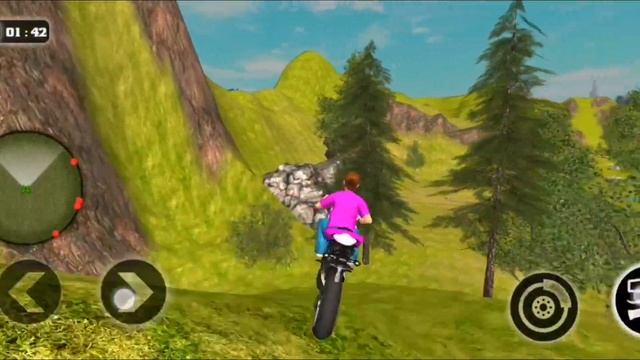 Downhill Off-road Motorcycle Simulator - #35 New Game Best Fanny Driving Video - Android Gameplay смотреть онлайн