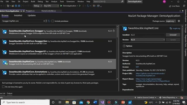 Swagger Implementation in Asp.Net 6.0 | Use swagger in Asp.Net Core web api 6.0 смотреть онлайн