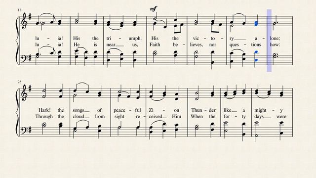 Alleluia! Sing to Jesus (HYFRYDOL) смотреть онлайн