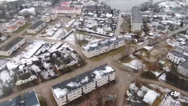 г.Чашники Витебской обл., р-н «Фабрика». Съемка Dji Mavic 2 Zoom смотреть онлайн