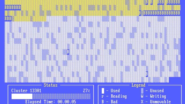 Disk Defragmentation and Enfragmentation (FAT tool/toy) смотреть онлайн
